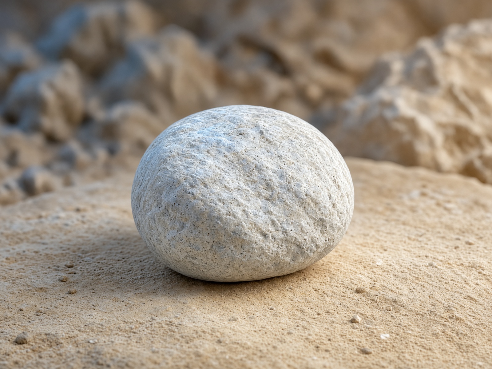 Moon Rock, a typical yard-size rock photographed like a luxury good