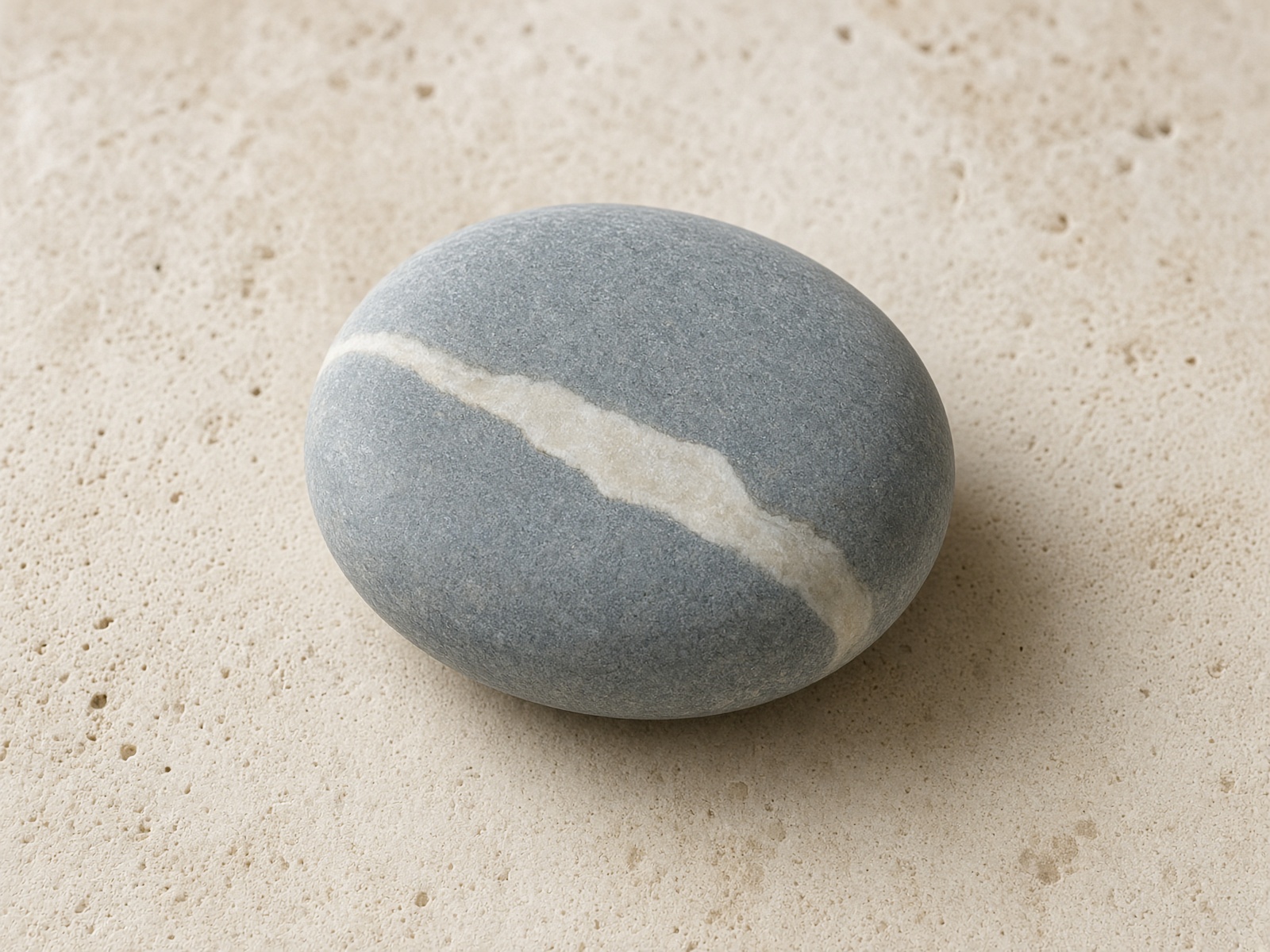 River-Washed Compact, a typical yard-size rock photographed like a luxury good